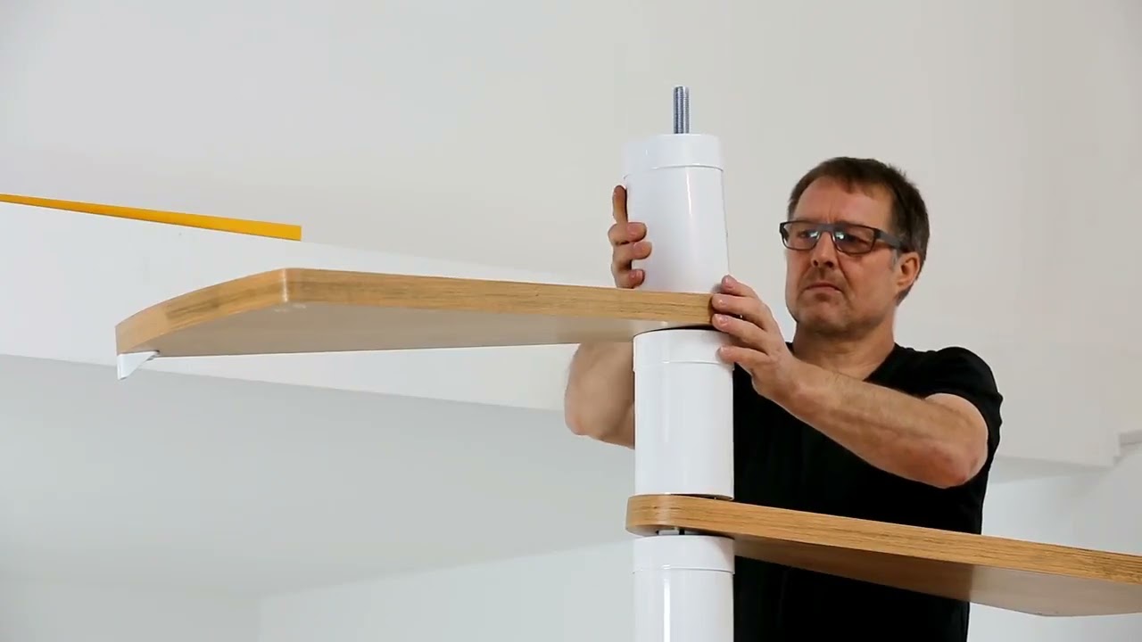 Κυκλική Εσωτερική Σκάλα Montreal + Design Κάγκελο - Οδηγίες Τοποθέτησης