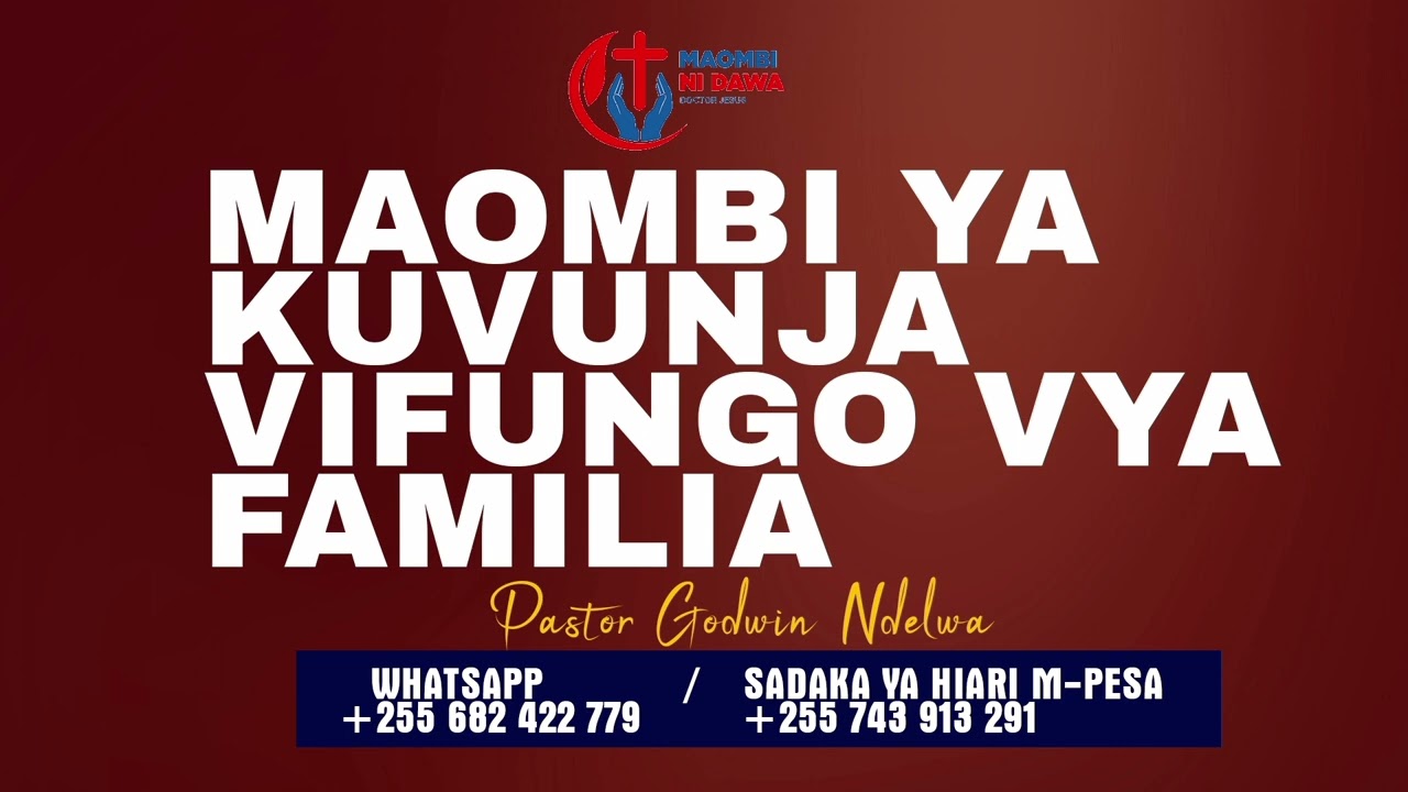 MAOMBI YA KUVUNJA  VIFUNGO VYA FAMILIA NA MADHABAHU ZA FAMILIA.
