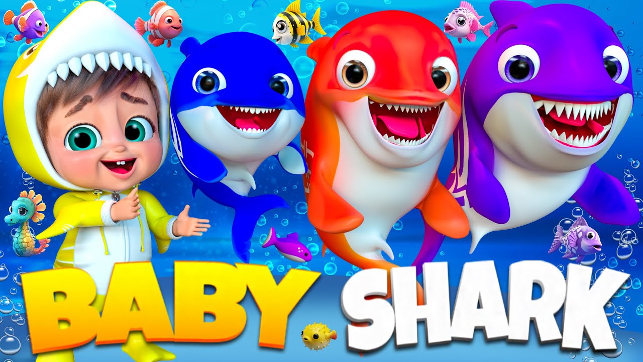 Doo Doo Baby Shark Moonlight Move - Nursery Rhymes & Kids Songs #nurseryrhymes #babyshark