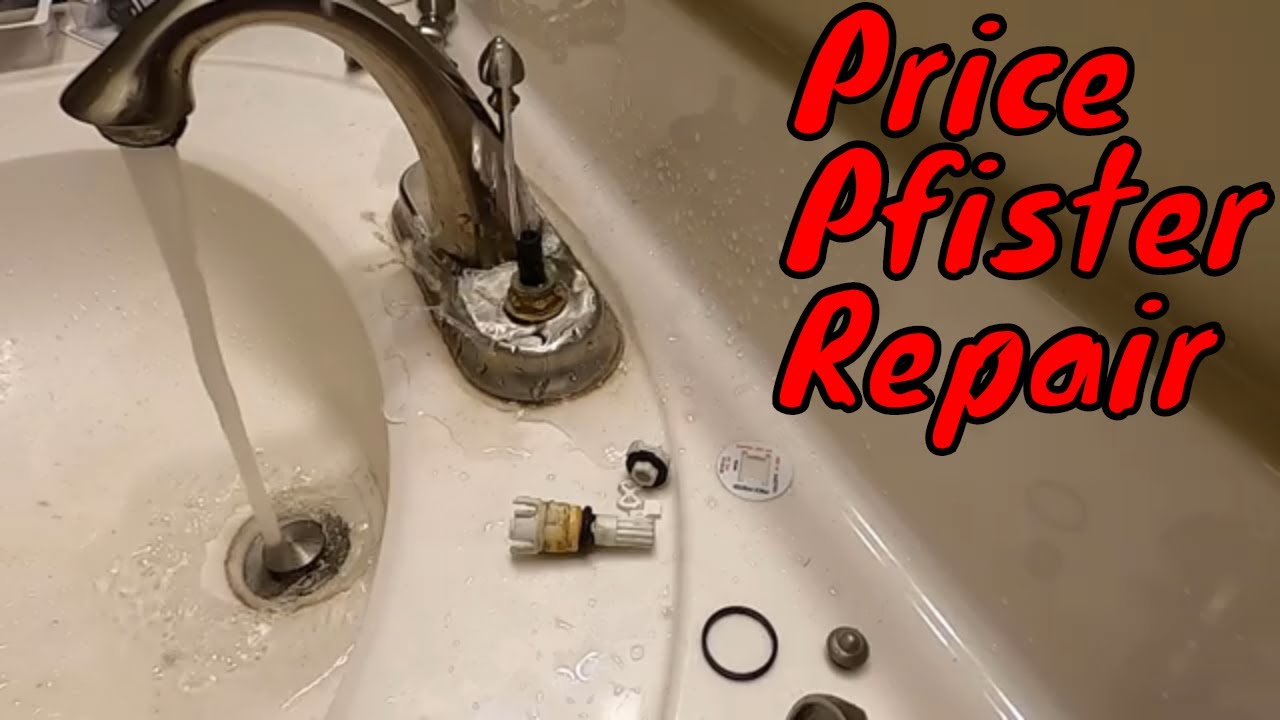 Dripping or Leaking Price Pfister Bathroom Faucet Repair.