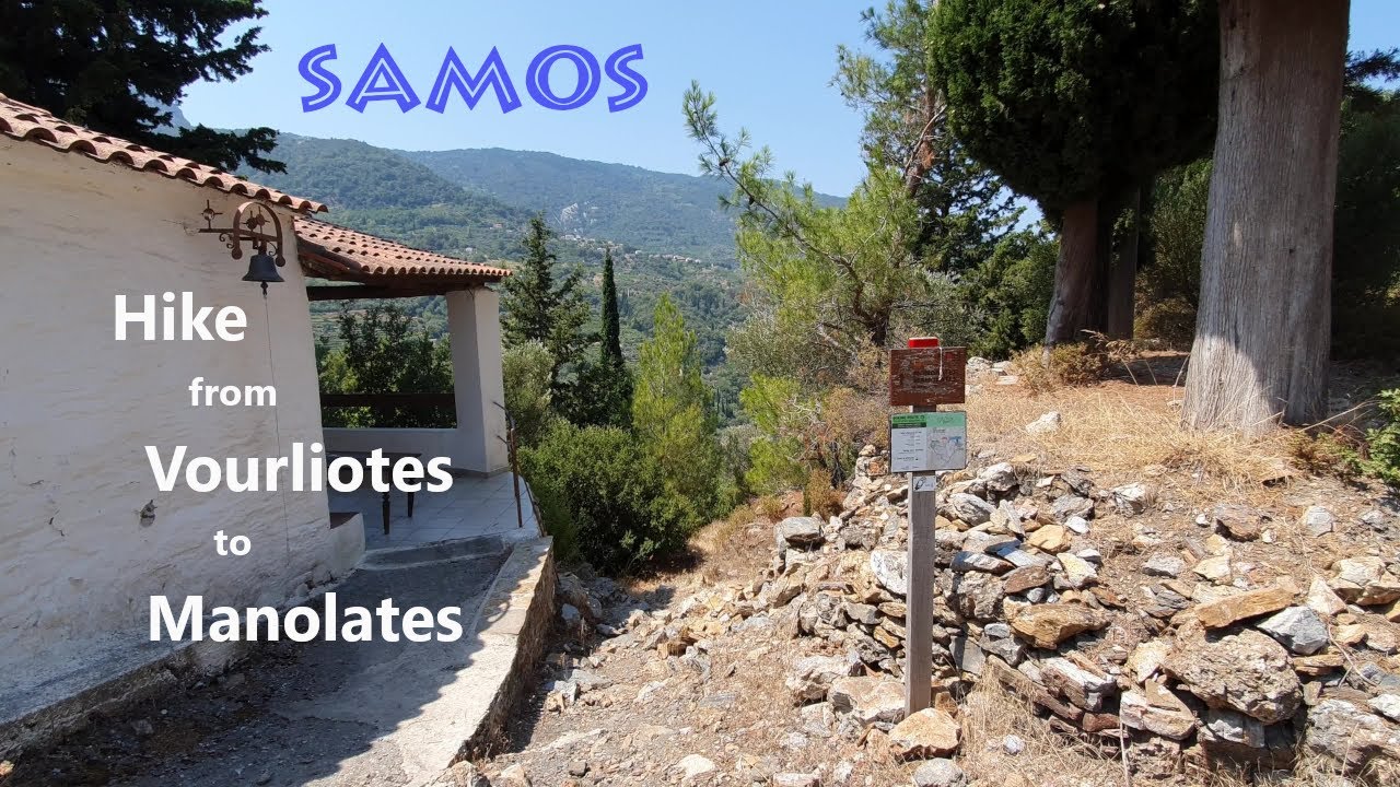 Samos Σάμος  Hike from Vourliotes to Manolates  Music 