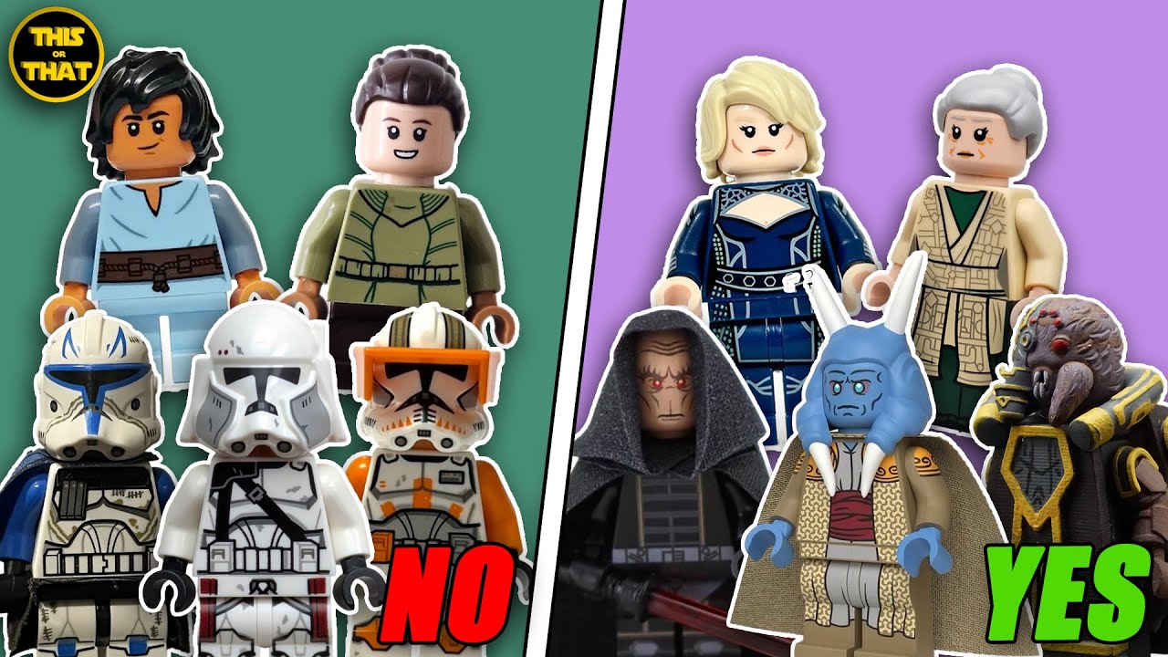 ЛУЧШИЕ минифигурки «Звездных войн», которые LEGO НИКОГДА не сделает!