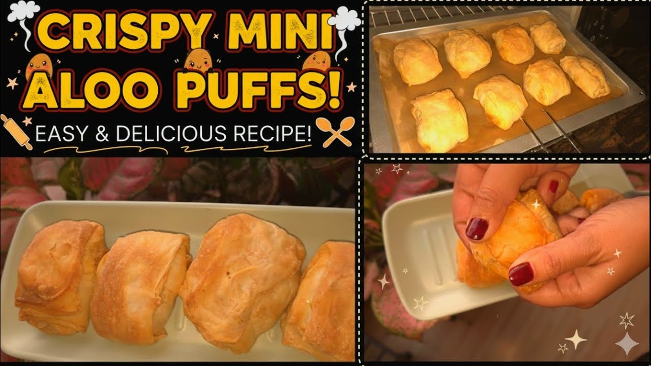 ​Stop Buying Snacks! Make these 10-minute Mini Aloo Puffs instead
