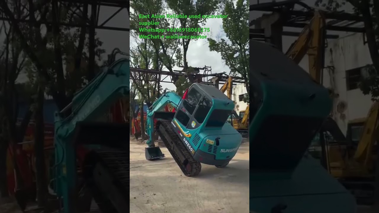 China domestic made Sunward model 60 used excavator 6 tons on sale