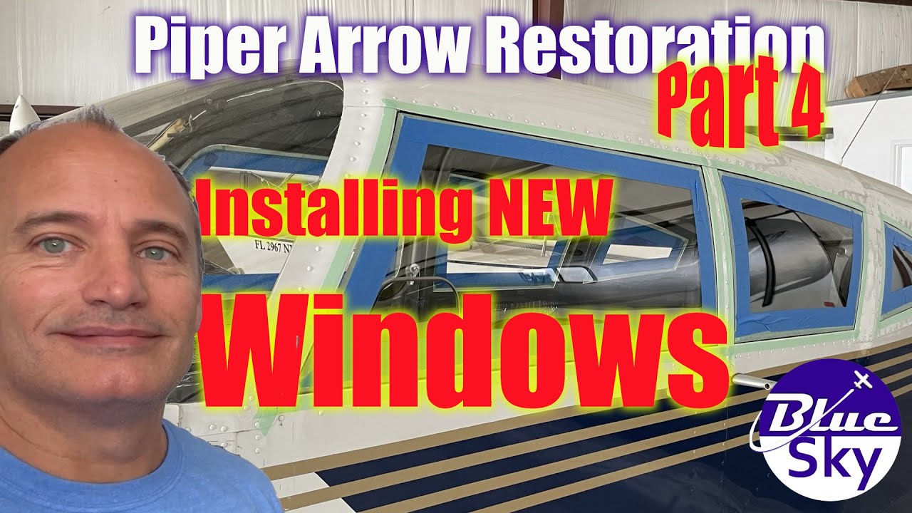 Piper Arrow Interior Renovation part4 - Window Replacement