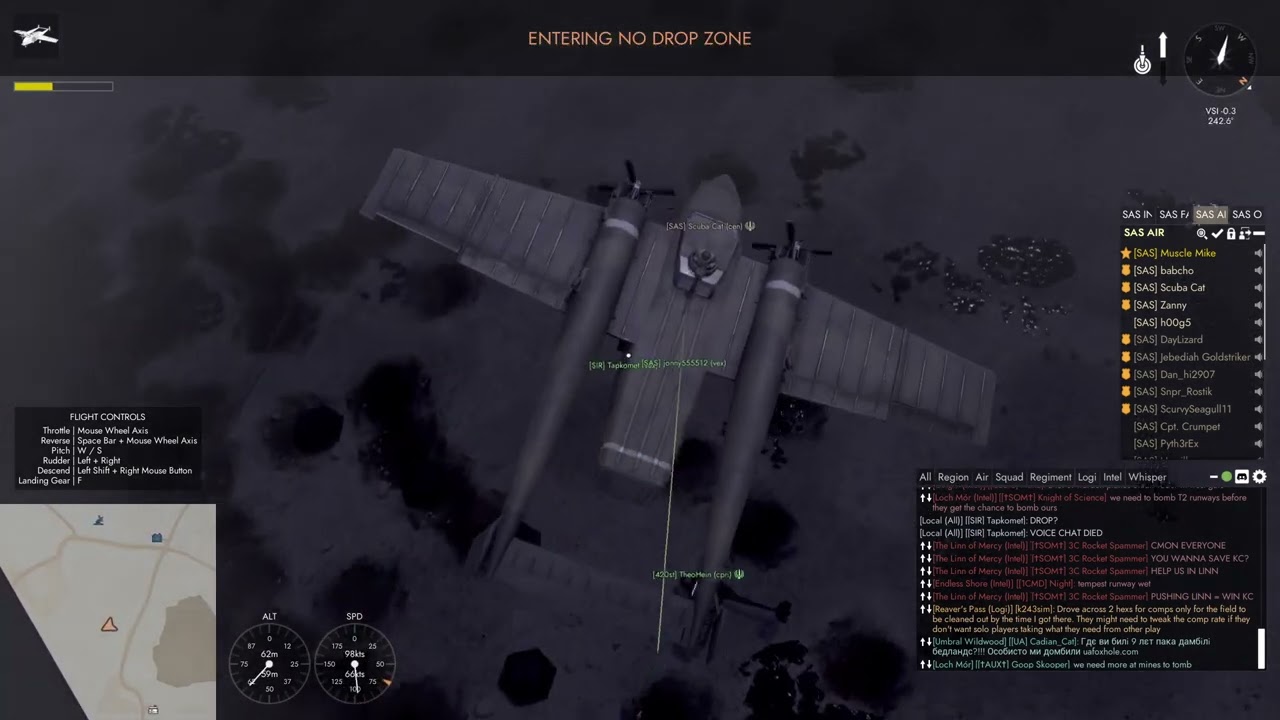 Collie paratroopers steal an aircraft (Gone wrong or right?) Foxhole