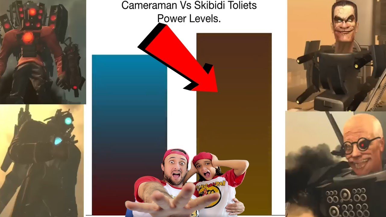 Skibidi toilet vs Cameraman QUEM É O MAIS FORTE???