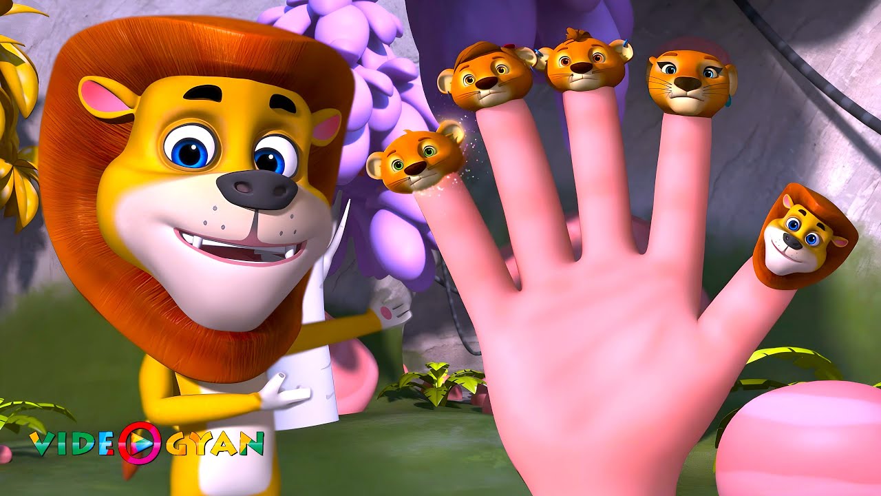 Lion Finger Family Song And Many More | Nursery Rhymes & Kids Songs | Zool Babies Songs