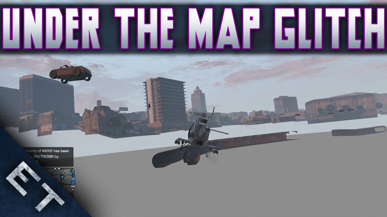 GTA V Online Glitches - Flying Under The Map Glitch (After Patch 1.07)