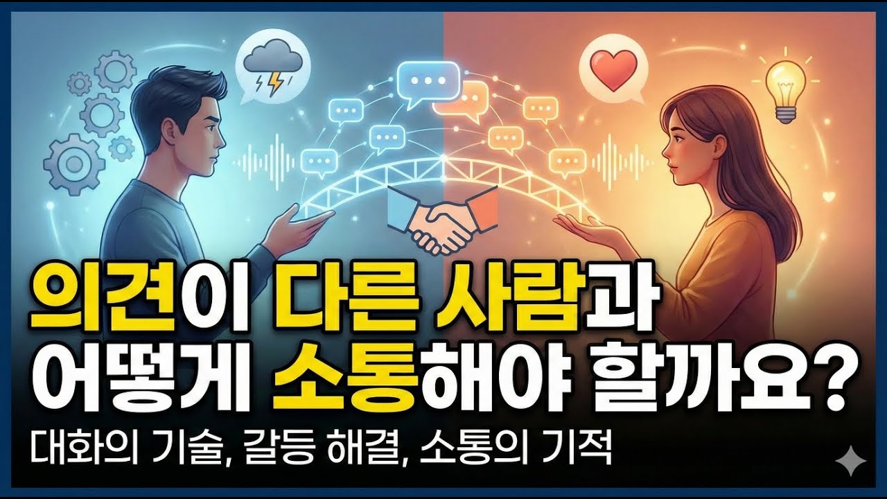 다른 사람과 소통하는 것이 가장 힘들어요