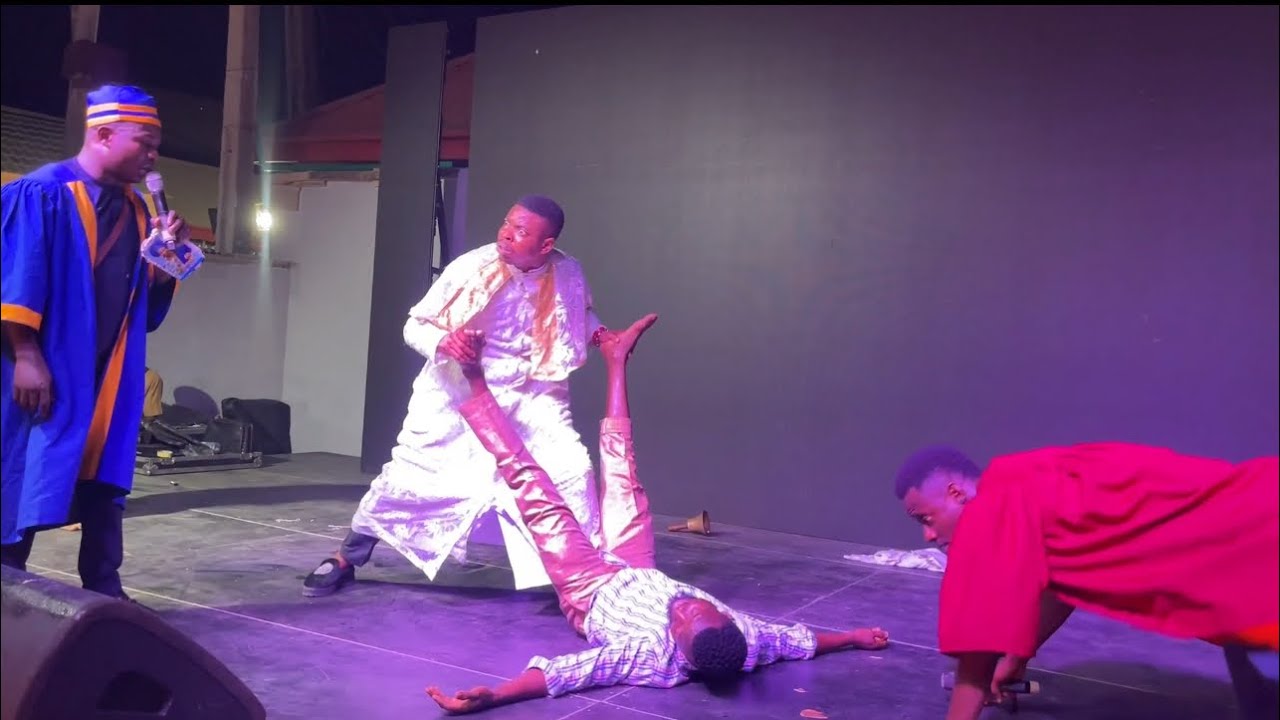 Woli Agba and dele perform live miracles on stage 2025 Stage performance
