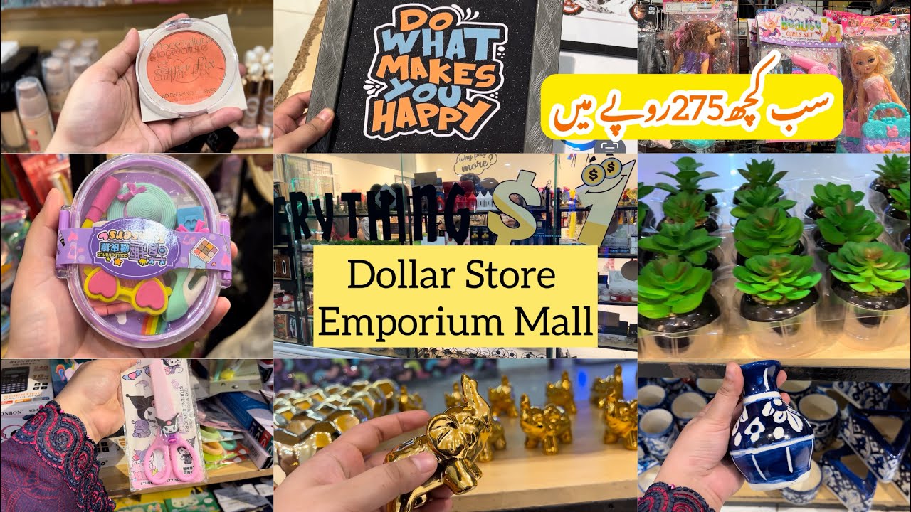 One Dollar Shop Emporium Mall || Dollar store shopping 🛍️ || Everything in just 275 😍