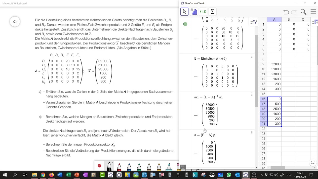 Mathematik Matura Corona Kurs Teil 3 von 15 Vektoren & Matrizen