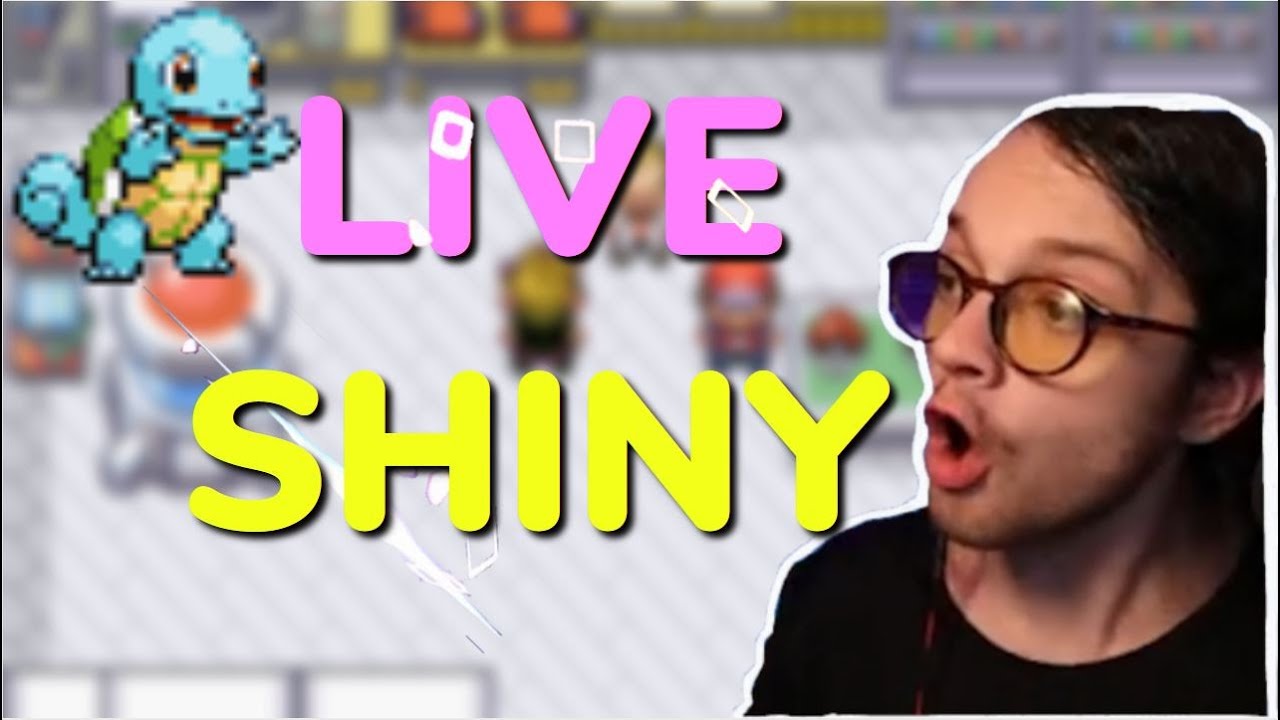 LIVE! SHINY REACTION - SQUIRTLE - 18,601 STARTER RESETS! POKEMON FIRE RED POKEMON LEAF GREEN