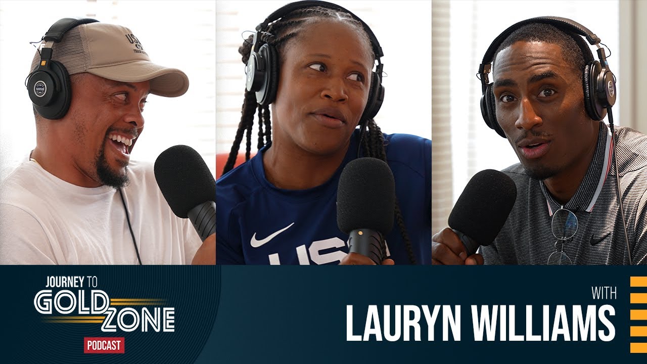 Journey to Gold Zone Podcast featuring Lauryn Williams
