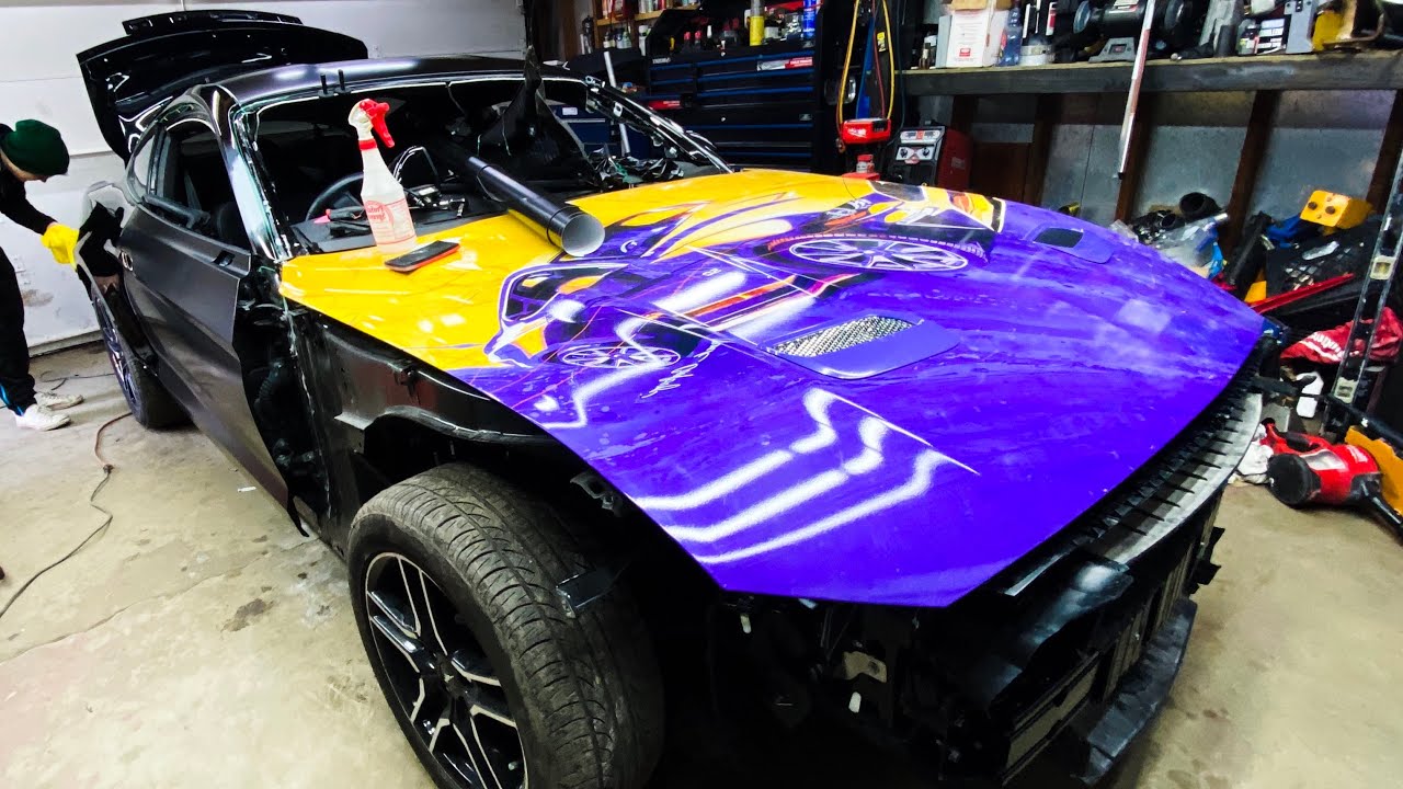 2018 WRECKED FORD MUSTANG GT REBUILD PART 7