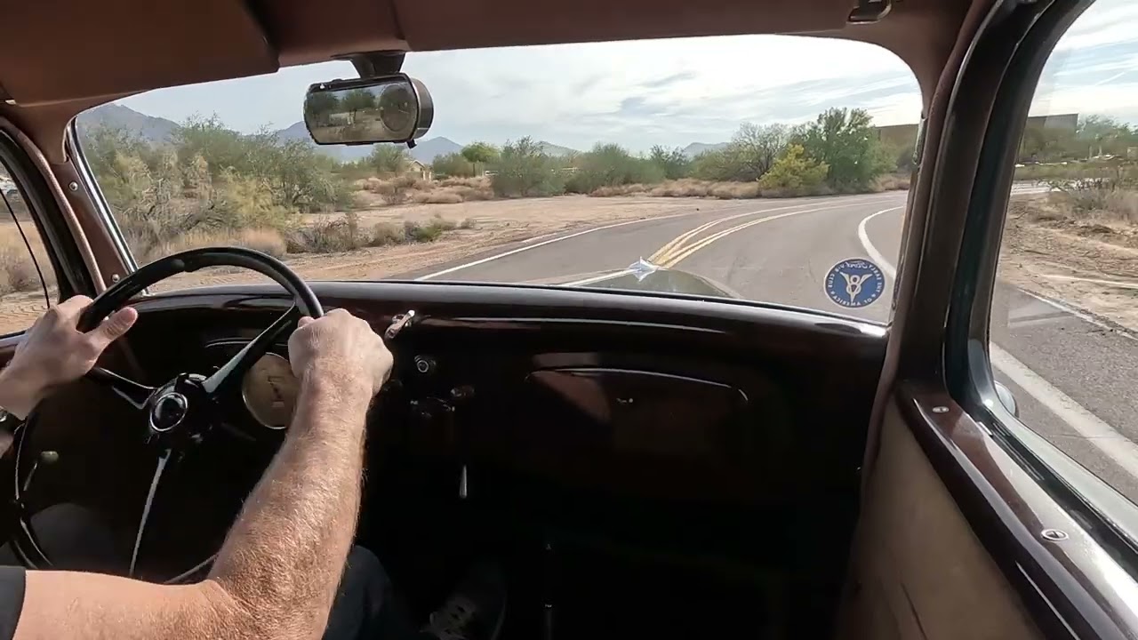1934 Ford Model 40 Deluxe 3-Window Coupe Test Drive