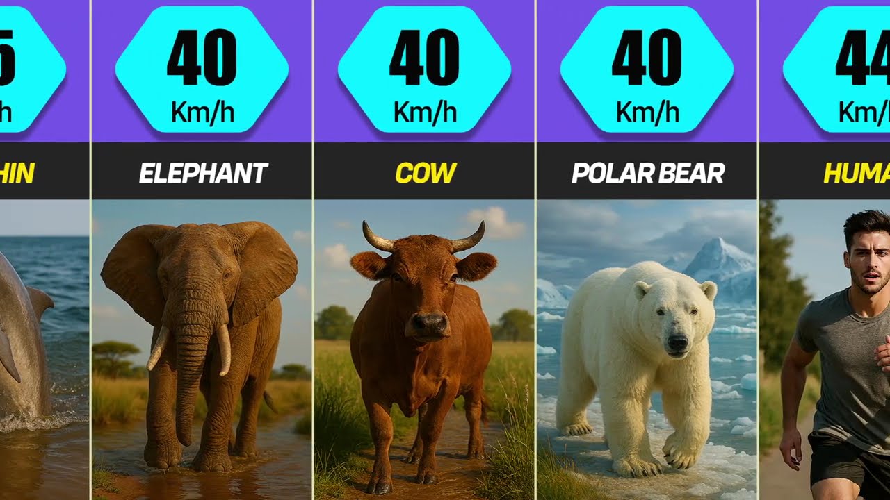 Speed battles in nature! Meet the fastest animals on Earth