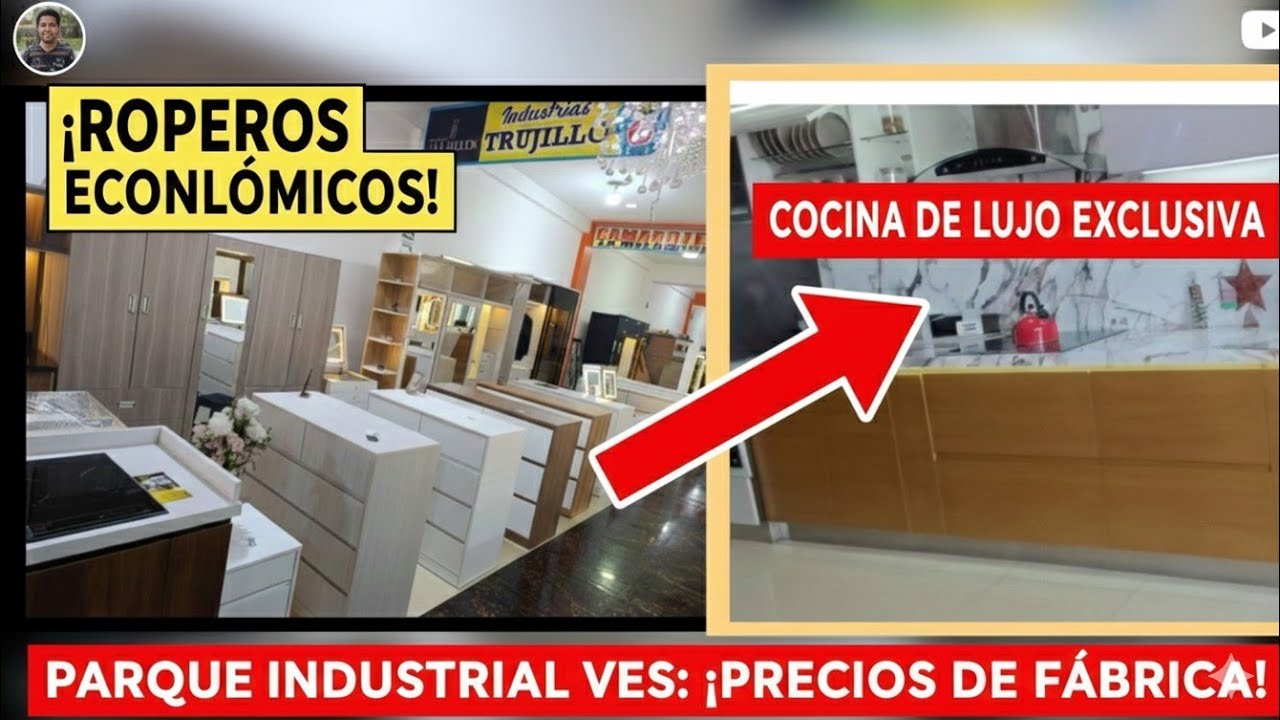 Muebles en el PARQUE INDUSTRIAL de VES: Roperos y Cocina de Lujo 😱
