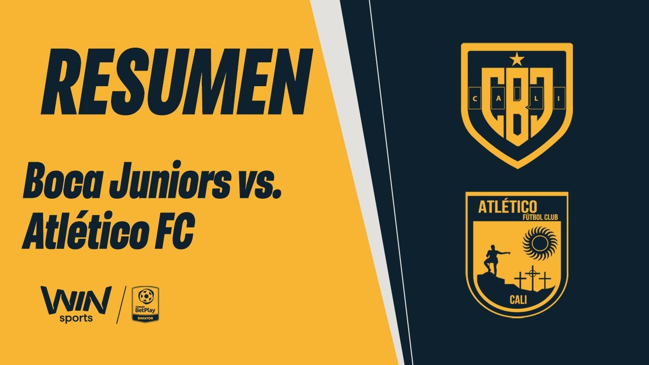 Boca Juniors vs. Atl&eacute;tico FC (resumen y goles) | Torneo BetPlay Dimayor 2025-2 | Fecha 9
