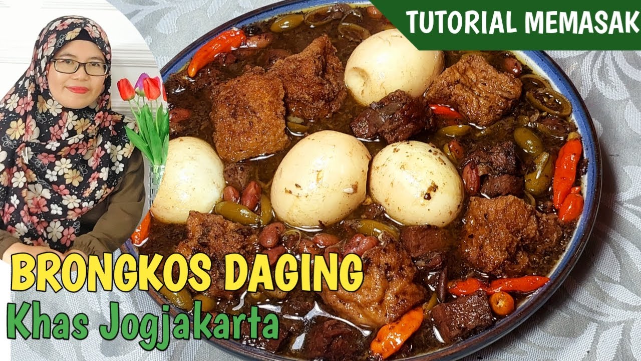 KACANG EMPUK DAN PULEN! RESEP BRONGKOS DAGING KHAS JOGJAKARTA, ENAK DAN PRAKTIS