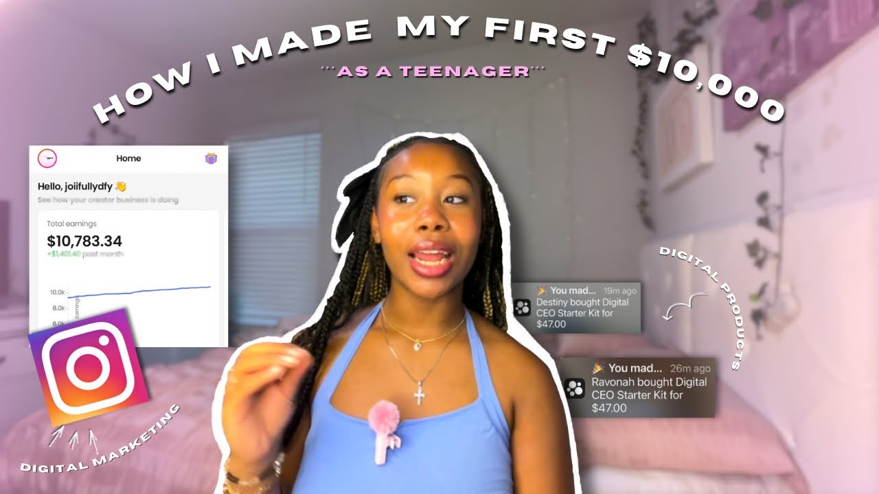 EXPOSING How I Made My First $10,000 **as a teenager**