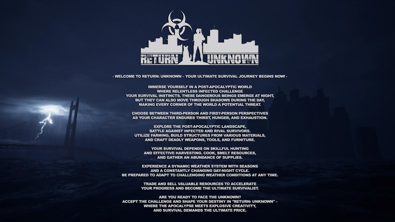 Game Development | #Return: Unknown - Survival Game -  Info Teaser