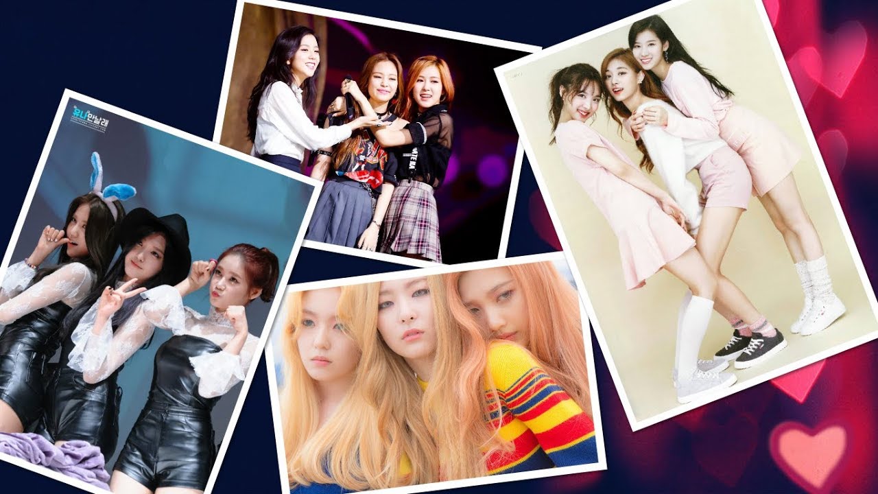 TOP 22 KPOP Girls Group 3 beautiful members