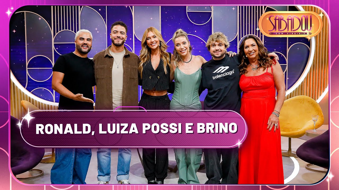 Sabadou com Virginia recebe Brino, Luiza Possi e Ronald | Sabadou com Virginia (12/04/25)
