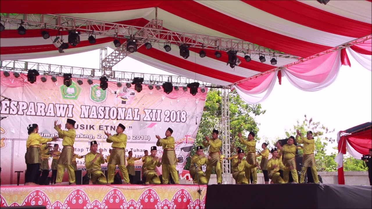 Musik Etnik Kepri (Gold Medal) PESPARAWI NASIONAL XII 2018, PSR Kepri, Paduan Suara Remaja Kepri