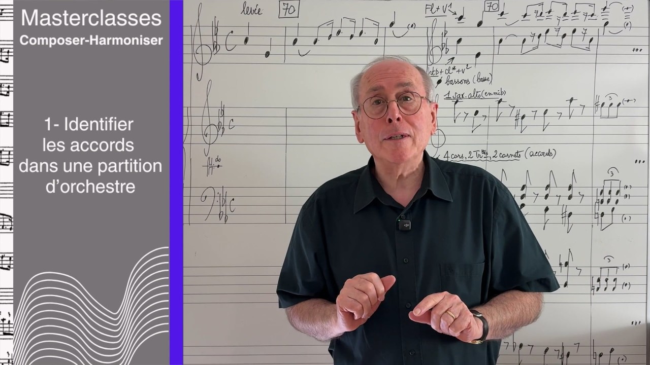 1 Masterclasses- Identifier les accords dans une partition d'orchestre
