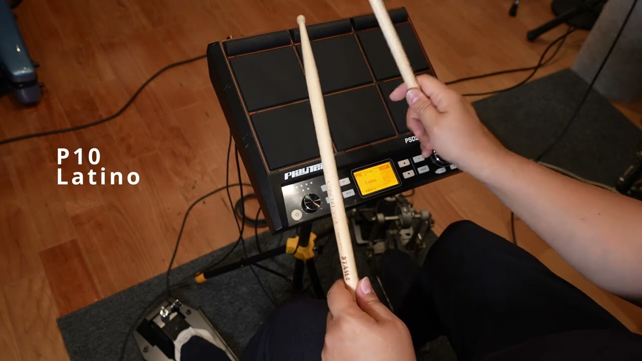 サンプリングパッドPSD200にV-Drum用のペダルを繋いでプレイ
