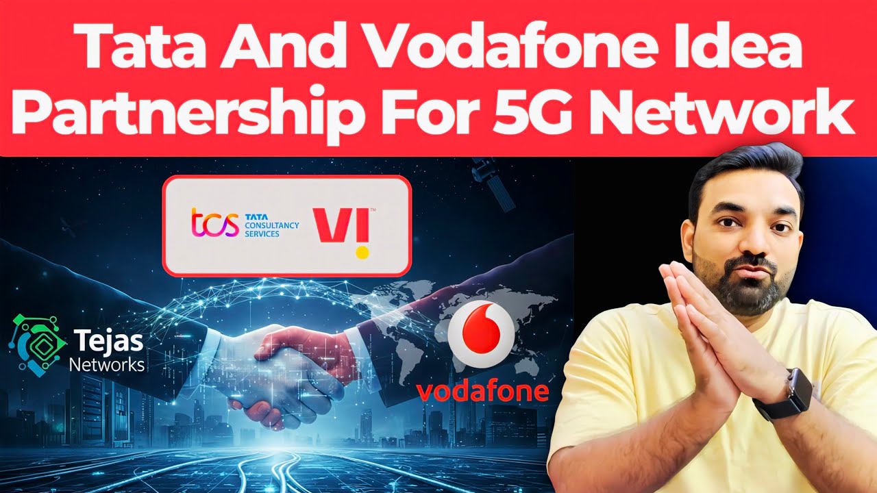 Vodafone And TATA Partnership For 5G Network Devlopment In India With Indian technology #vi5g #tcs 