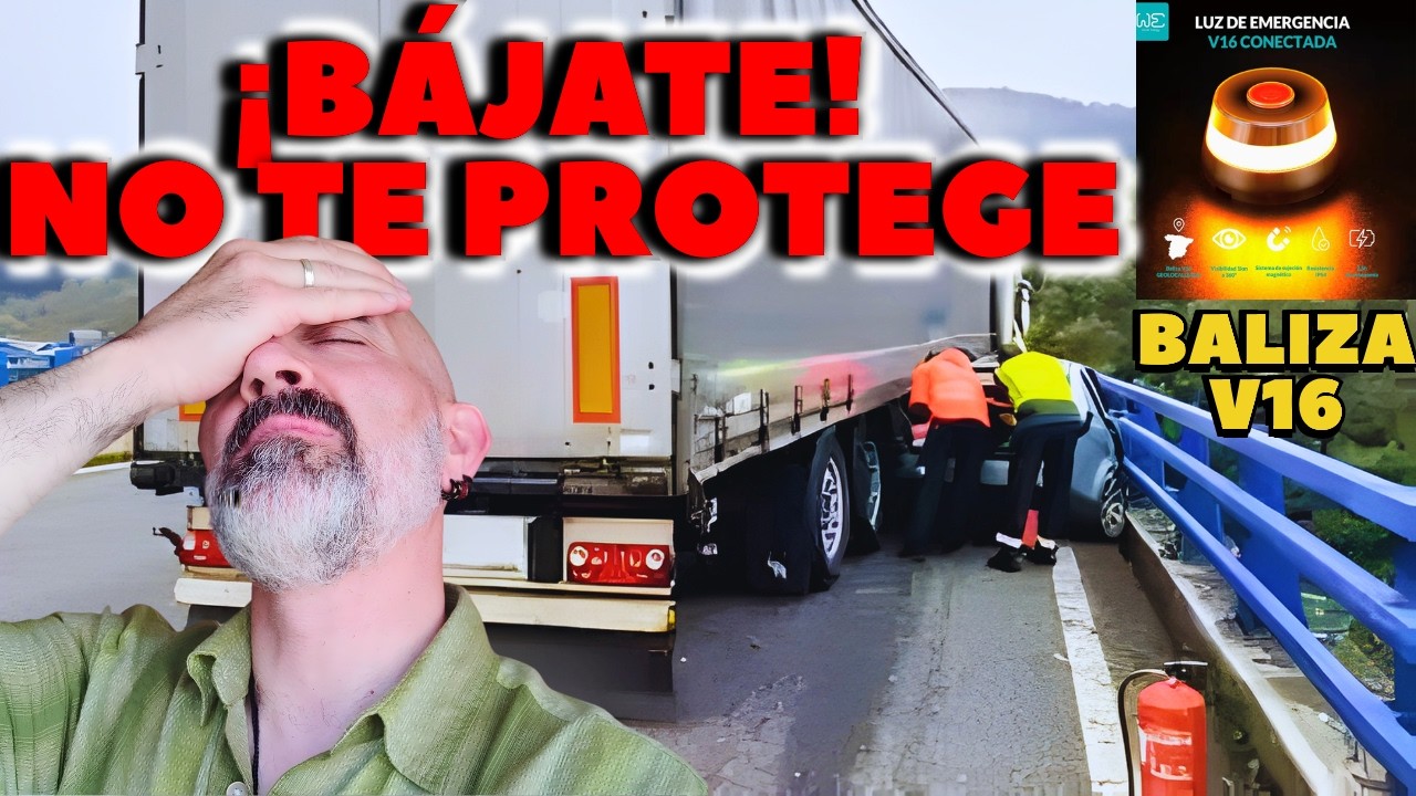 Baliza V16 ¡NO TE QUEDES NUNCA DENTRO DEL COCHE!