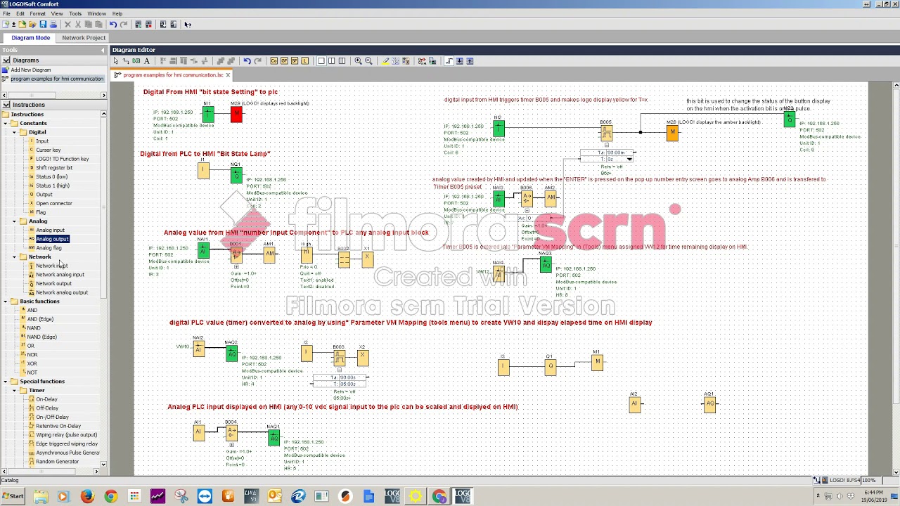siemens LOGO!8 and KINCO HMI