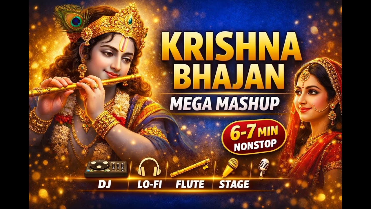Radhe Krishna Bhajan 2025 | Nonstop Krishna Bhajan | DJ Bhakti Song