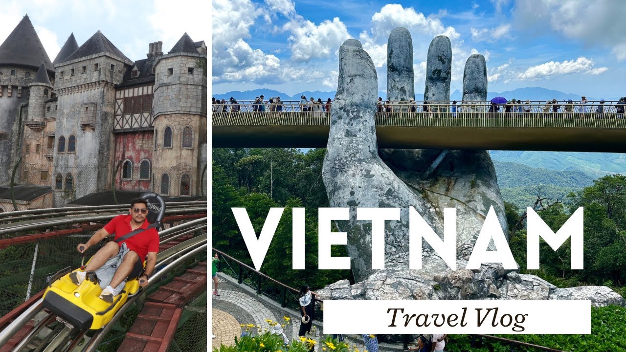 Golden Bridge Ba Na Hills | Full Day Tour Vietnam Trip Part-5 🇻🇳 #vietnam #banahills #goldenbridge