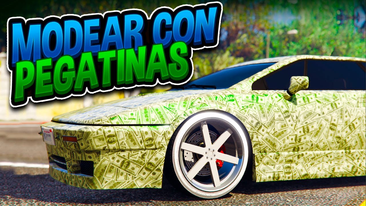 COMO MODEAR PINTURAS DE DISEÑO/ MODEAR PINTURA DE DOLAR Y GALAXY/ METODO ACTIVO/ OLD Y NEW GEN/ GTA5