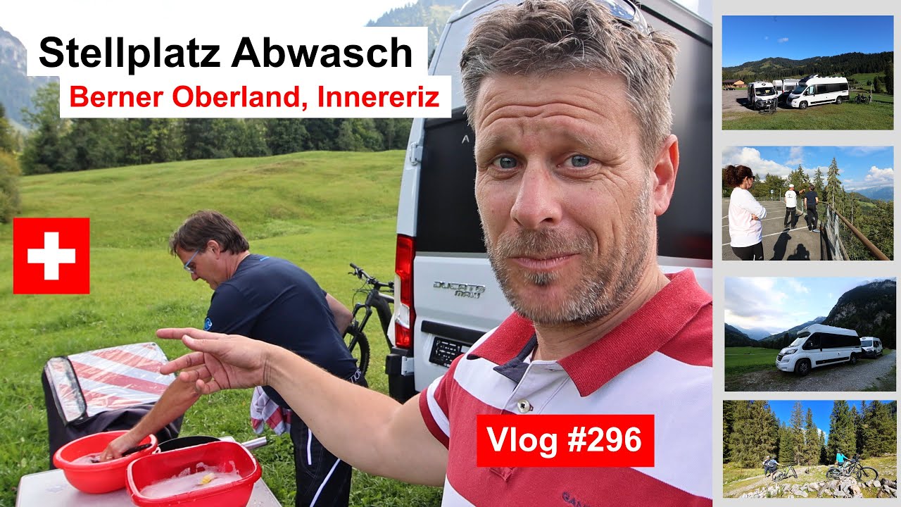 #296 Schweiz, Berner Oberland, Innereriz & Kiental | Stellplatz Gasthof Schneehas | Driveman am Ende
