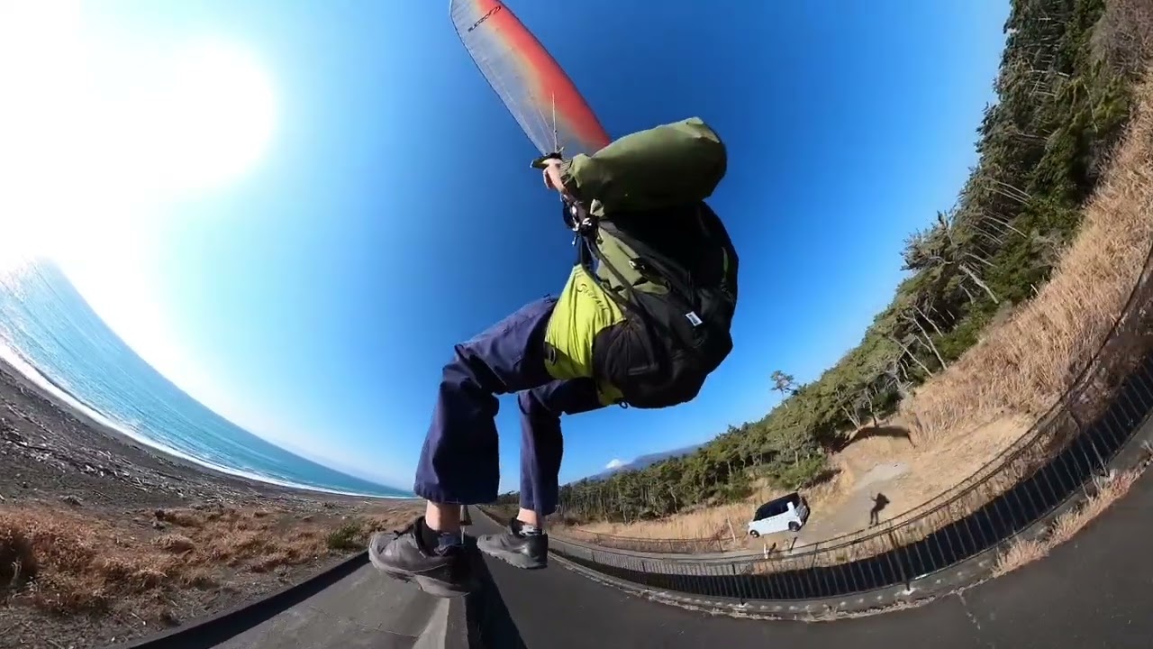 Jan.16.2026 Warm Numazu Coast, Paragliding