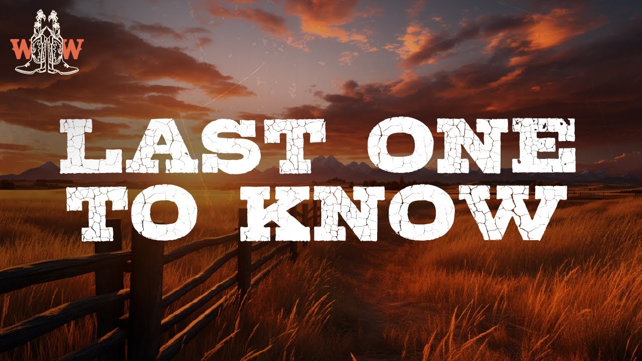 Gavin Adcock - Last One To Know (Lyrics)