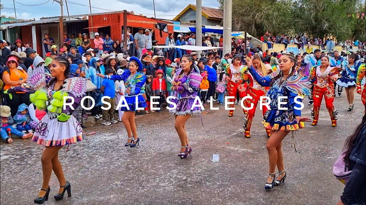 COMPARSA LOS ROSALES ALEGRES CARNAVAL 2024✔️ | ABRA PAMPA (JUJUY)
