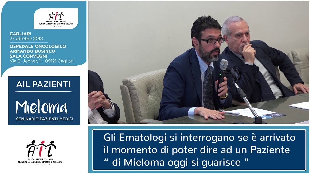 Il Mieloma oggi si guarisce? | Domande e risposte – Cagliari 27/10/2018