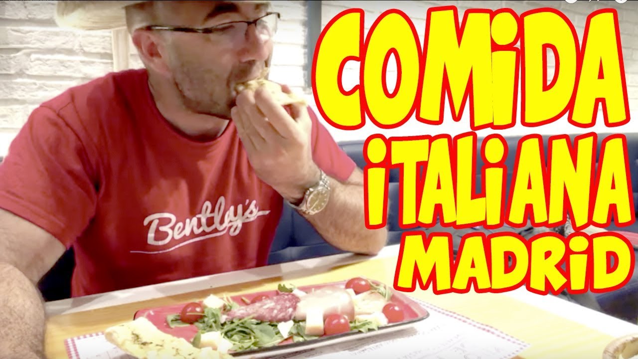 Probando comida italiana... En Madrid