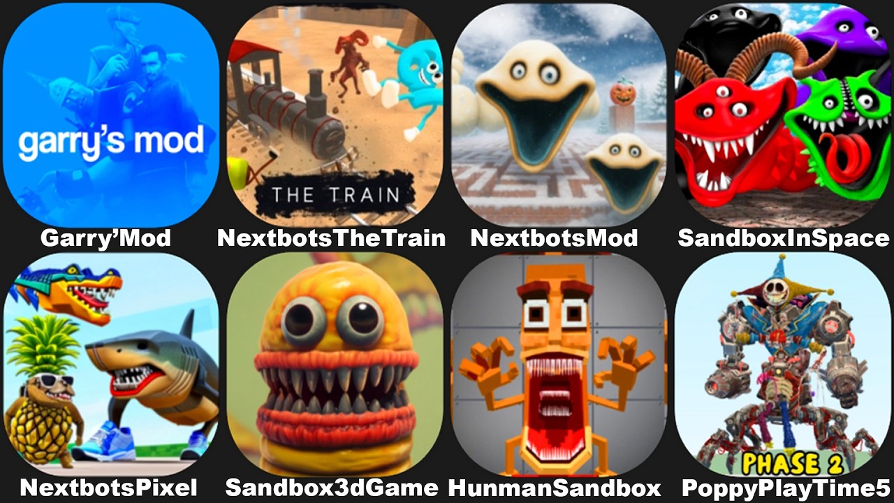 Poppy Playtime Chapter 5 in NextBots in Playground Mod,Sandbox in Space,Human Sandbox,Gmod Mobile