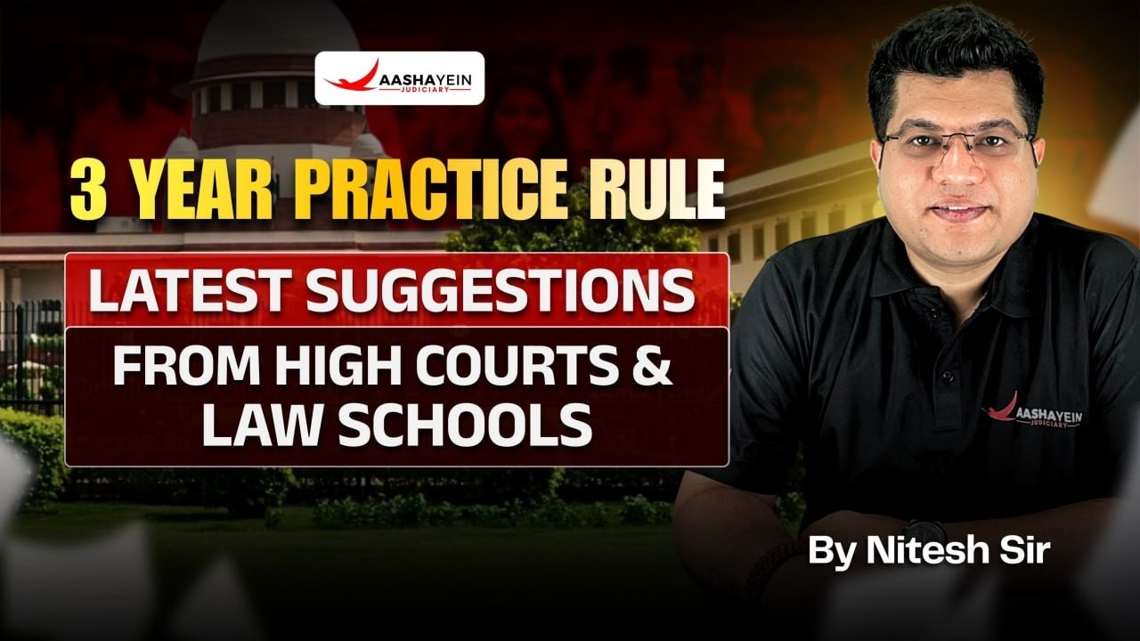 3 Year Practice Rule Update | Latest Suggestions from High Courts & Law Schools | Nitesh Sir