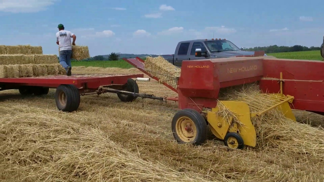 Изготовление более мелких тюков с помощью пресс-подборщика New Holland