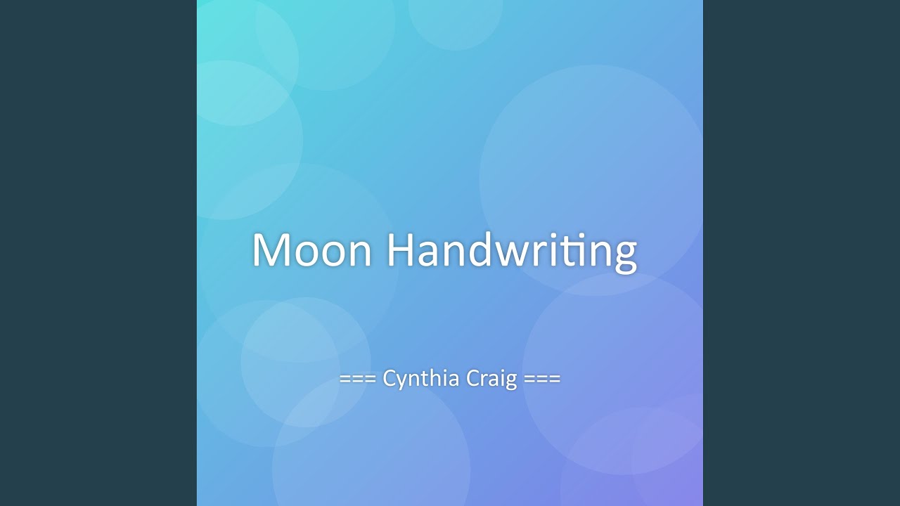 Moon Handwriting