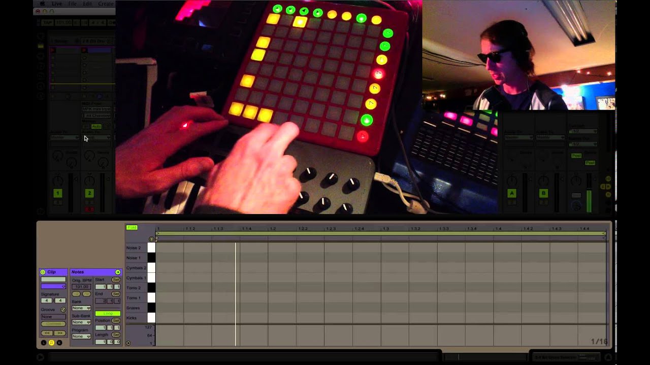Novation LaunchPad Step Sequencer for Ableton Live