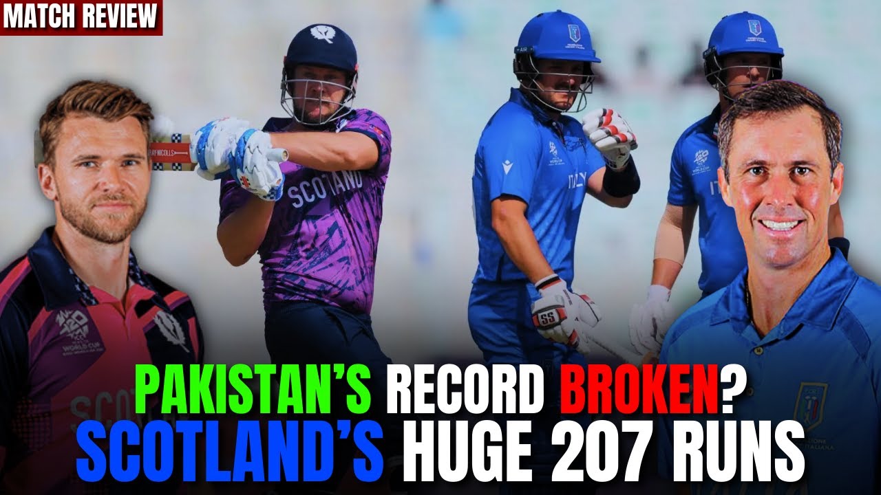 Italy vs Scotland Review | T20 World Cup 2026 | Pakistan’s Record Broken? | AB Sports